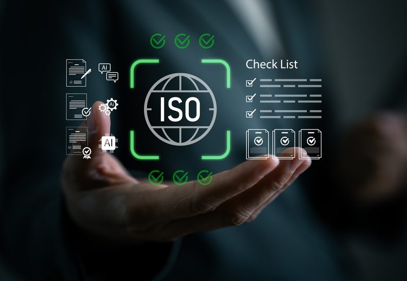 Digital,Concept,Of,Iso,Certification,With,Global,Symbol,,Document,Icons